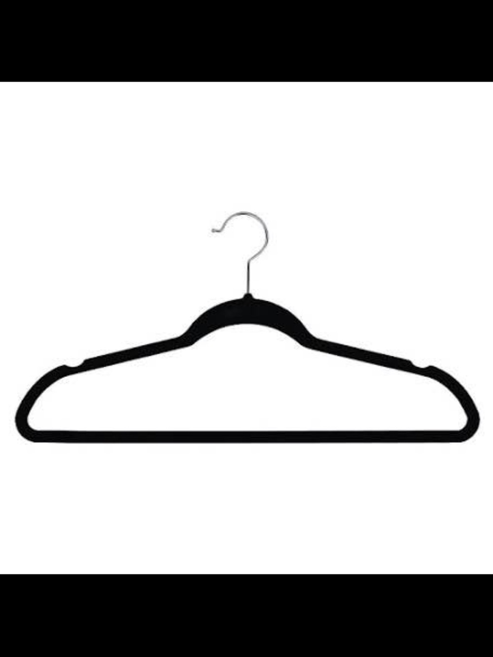 25 count Black Velvet Non-Slip Clothes Hanger